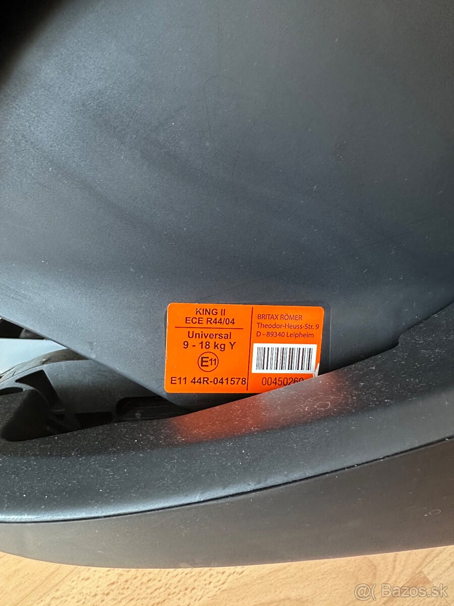 Autosedačka Britax Romer King II - 4