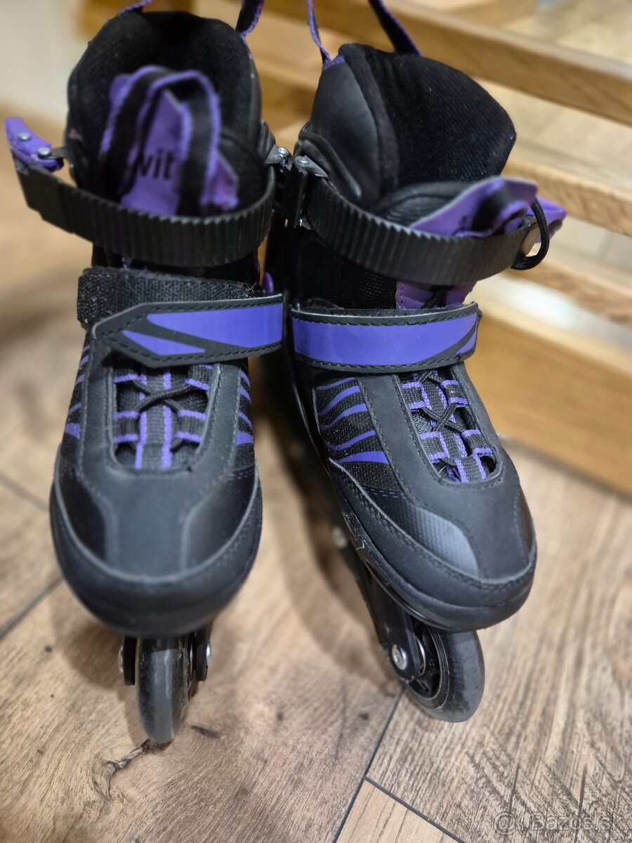 Korčule CRIVIT detske fialové - 4