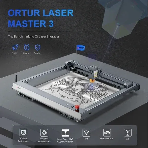 Nová Laserová gravírka - Ortur Laser Master 3 - 4