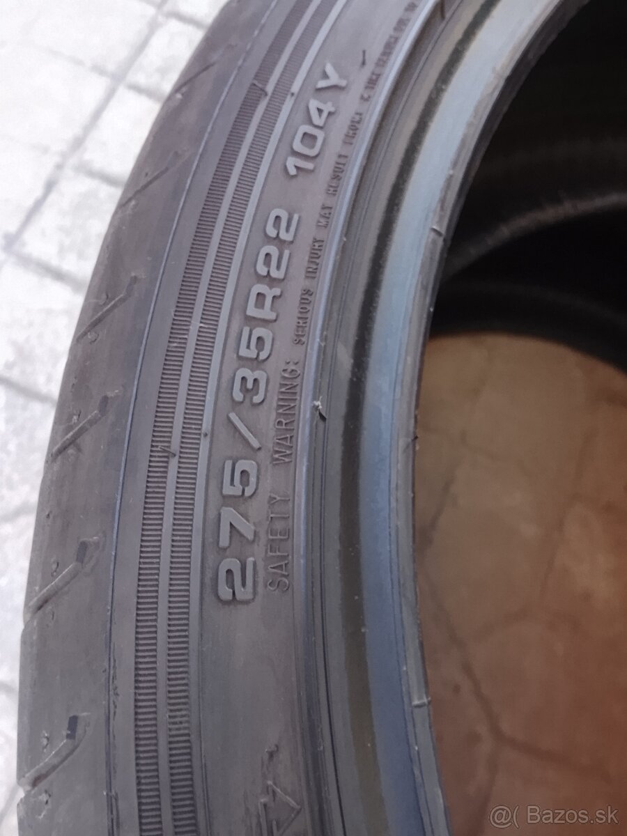 Predám letné pneu 275/35r22 - 4