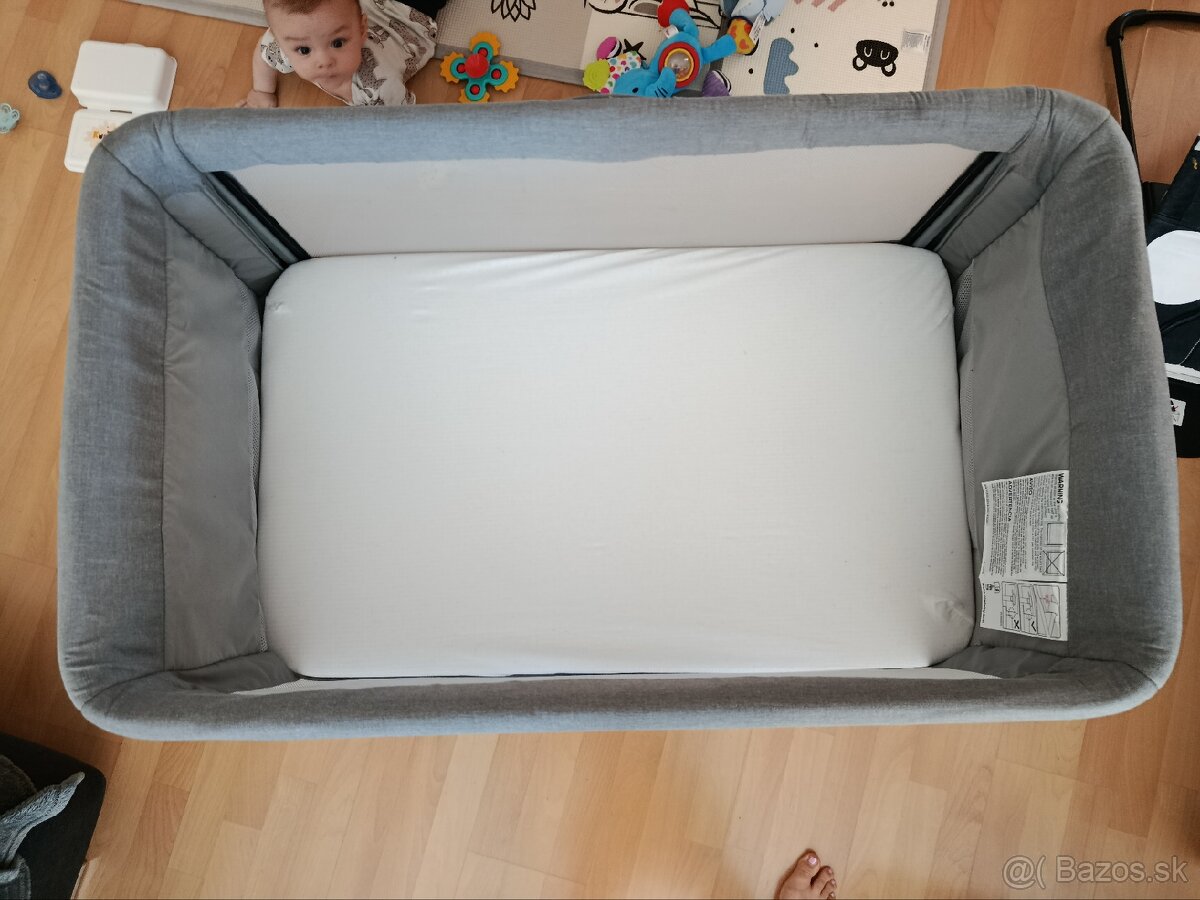 Prístavná postieľka Joie roomie gray flannel - 4