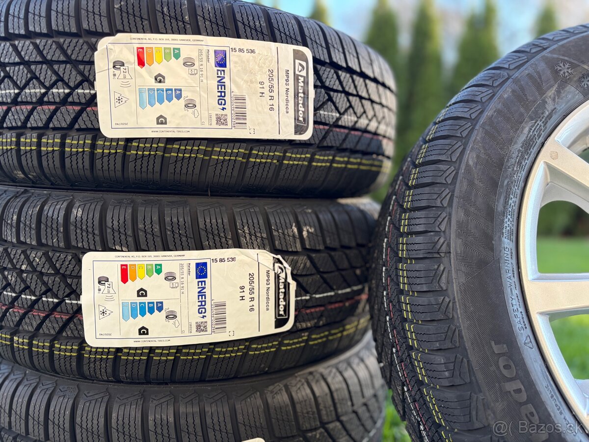 č17 Zimná sada SKODA OCTAVIA R16 205/55 MATADOR - 4