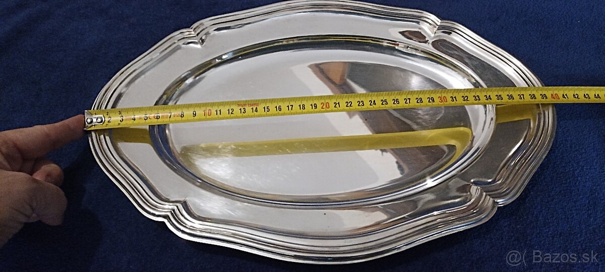 Investičné striebro-stolový podnos–Nemecko, 549g - 4