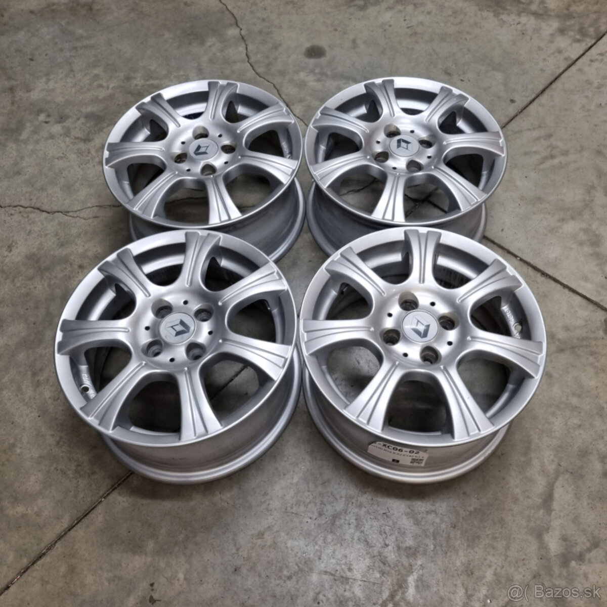 Hliníkové disky 4x100 R15 6,5J ET42 - 4