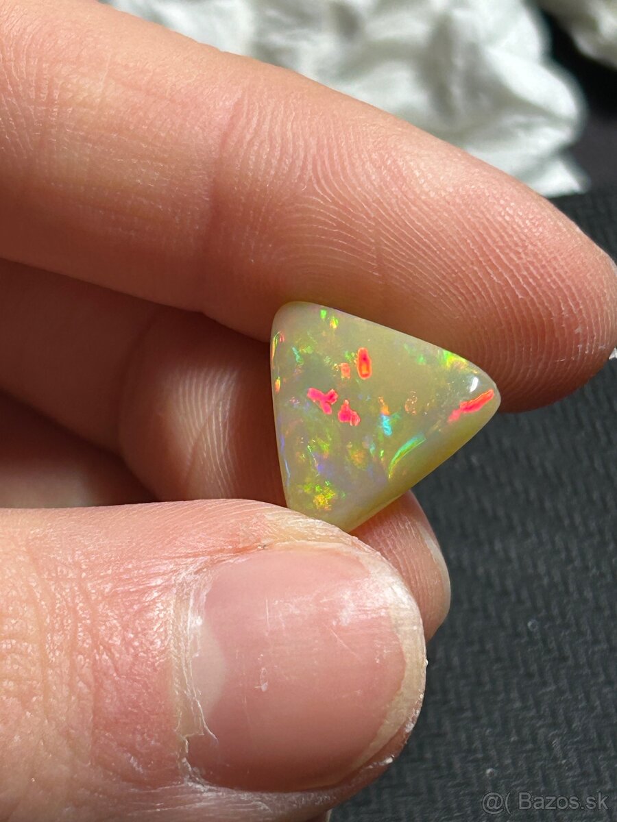 Výbrus kabošon Drahý opál Etiópia Mineral drahokam - 4