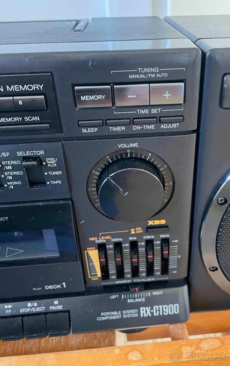 XBS prenosné rádio PANASONIC RX FM sieť230v +Baterky - 4