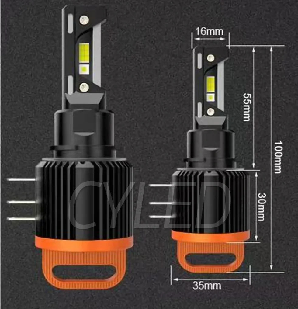 LED H15 CANBUS Denné DRL High Performance 6500k 2Ks - 4