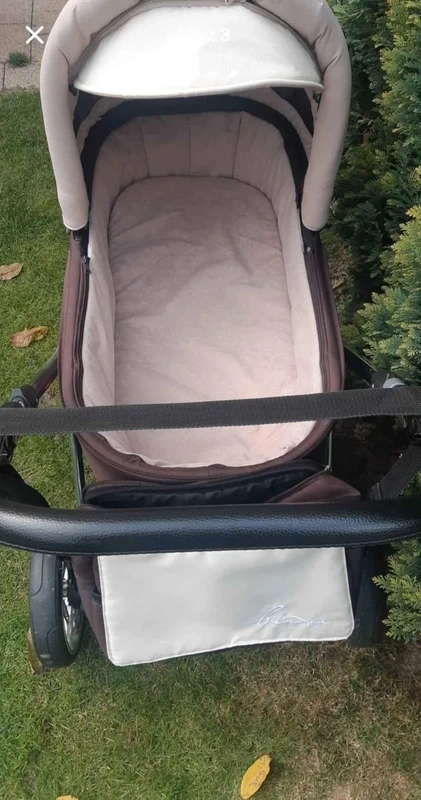 Trojkombinácia kočík hnedý béžový Bexa s príslušenstvom - 4