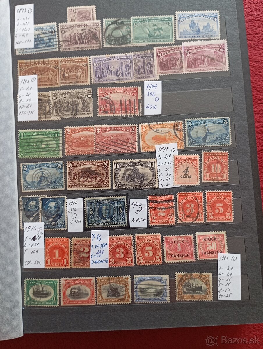 Album známok USA. - 4