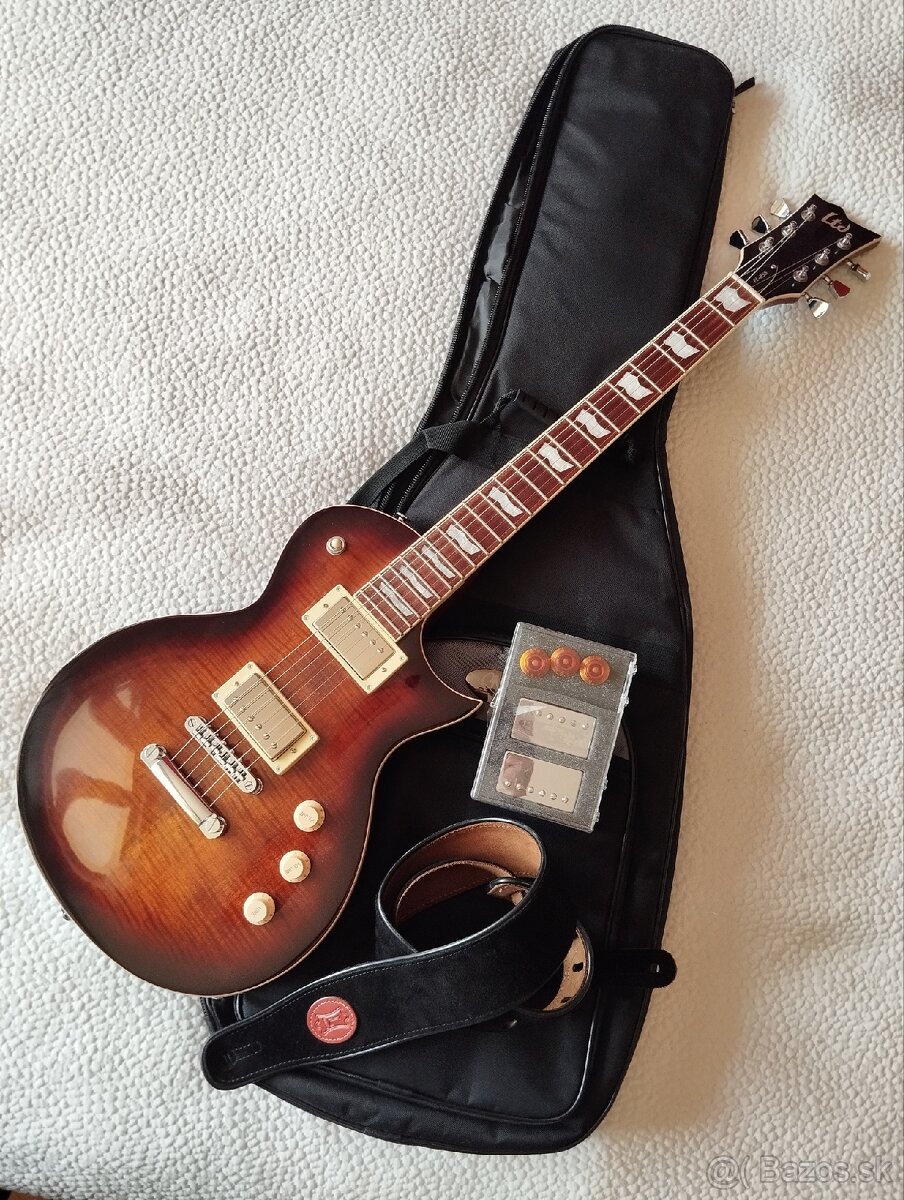El. gitara LTD EC 256 so snímačmi Gibson a príslušenstvom - 4