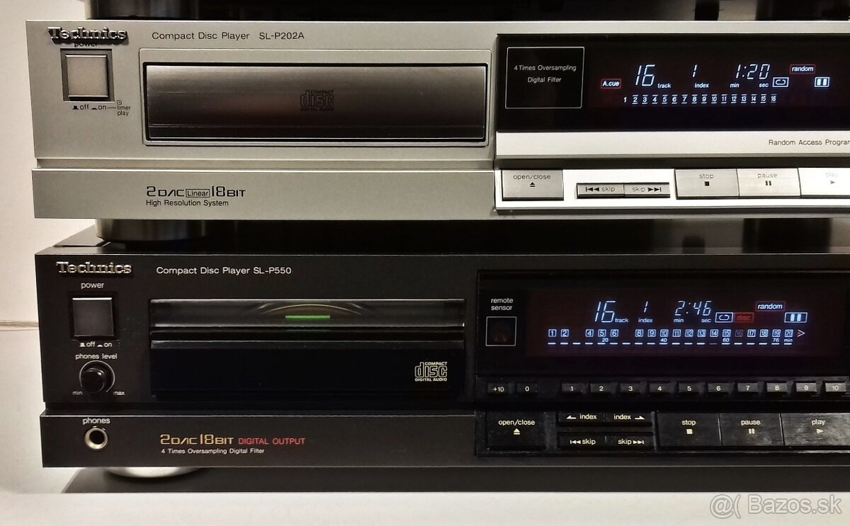 Seria CD prehravac TECHNICS vzacne modely velky display= Cd1 - 4