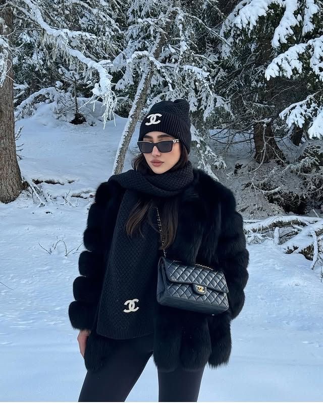 Chanel čierna čiapka - 4