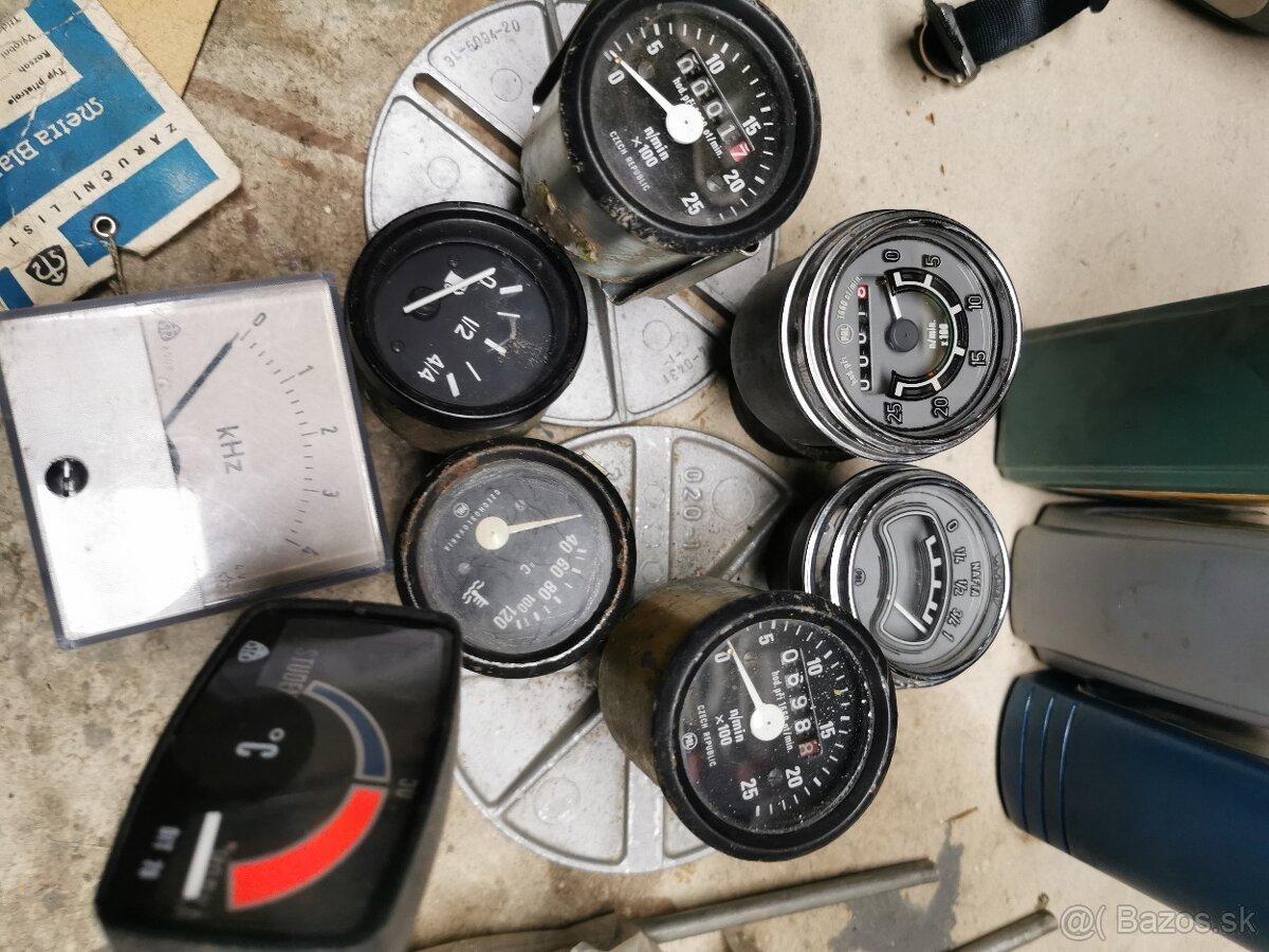 Budíky, palivomér, merač moto hodín, - 4