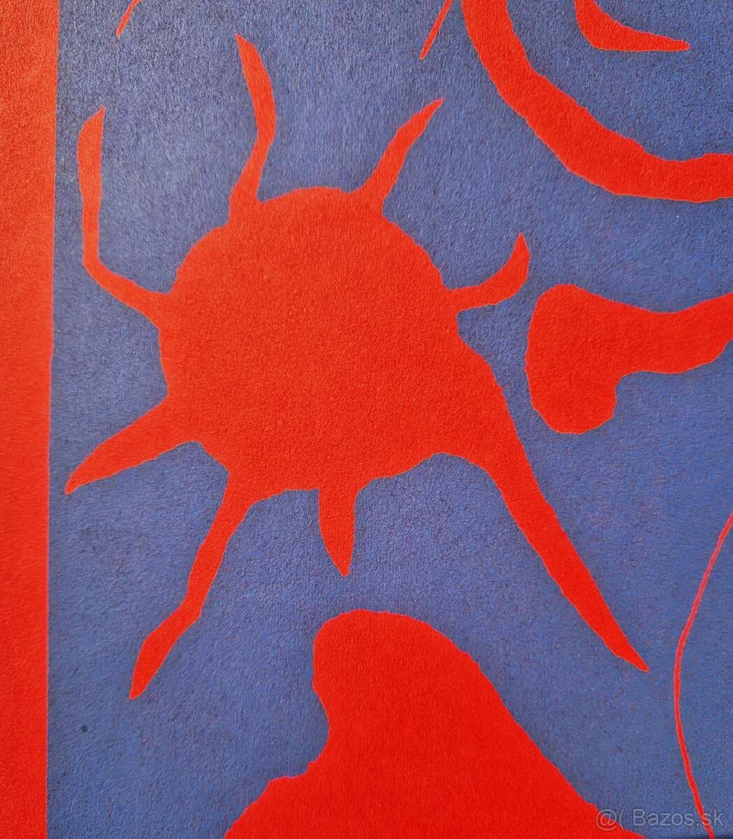 JOAN MIRO - Man in the Red Sun (1959), Linoryt - 4