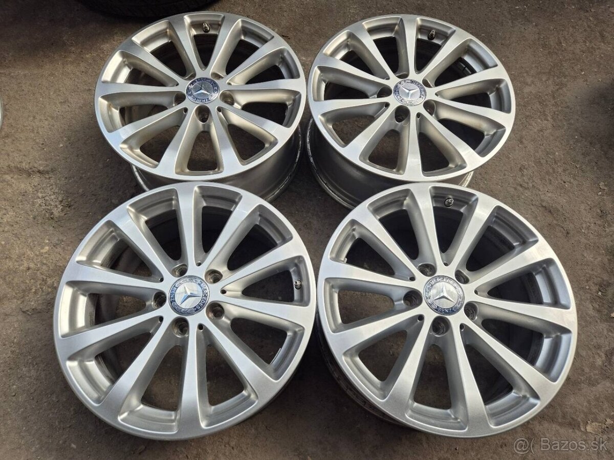 5x112r17 ET40 x 7,5 eektróny originál MERCEDES + snímače - 4