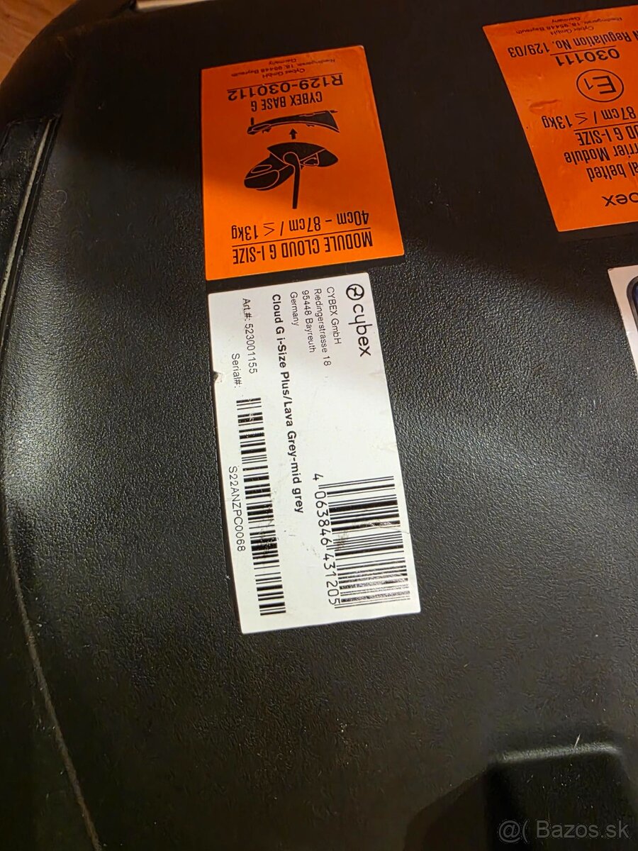 Autosedačka – pre deti 0–13 kg, 40-87cm s nastavením sklonu - 4