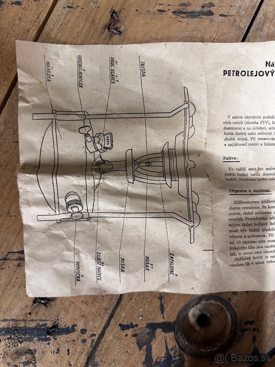 Vintage petrolejový vařič MEVA No.1 v originálnej krabici 🔥✨ - 4