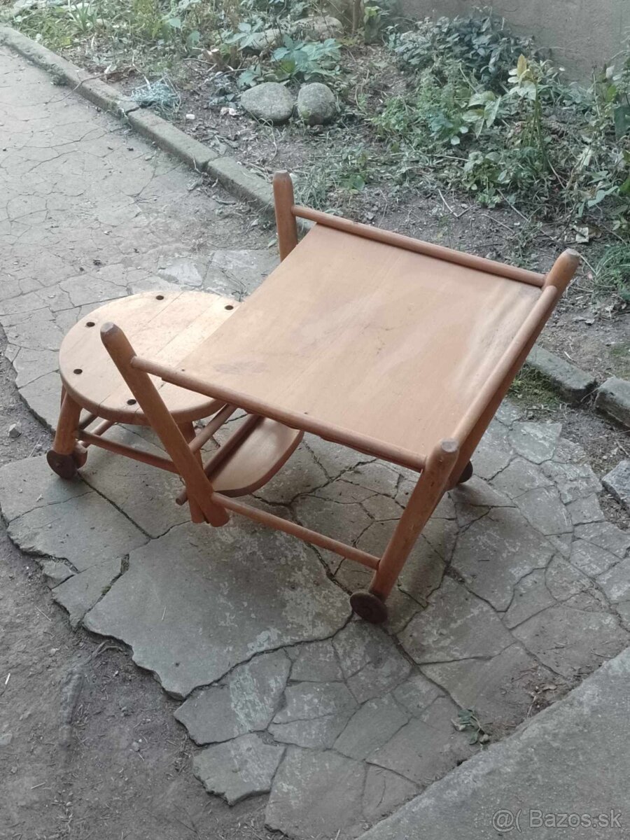 Retro jedálenská stolička - 4