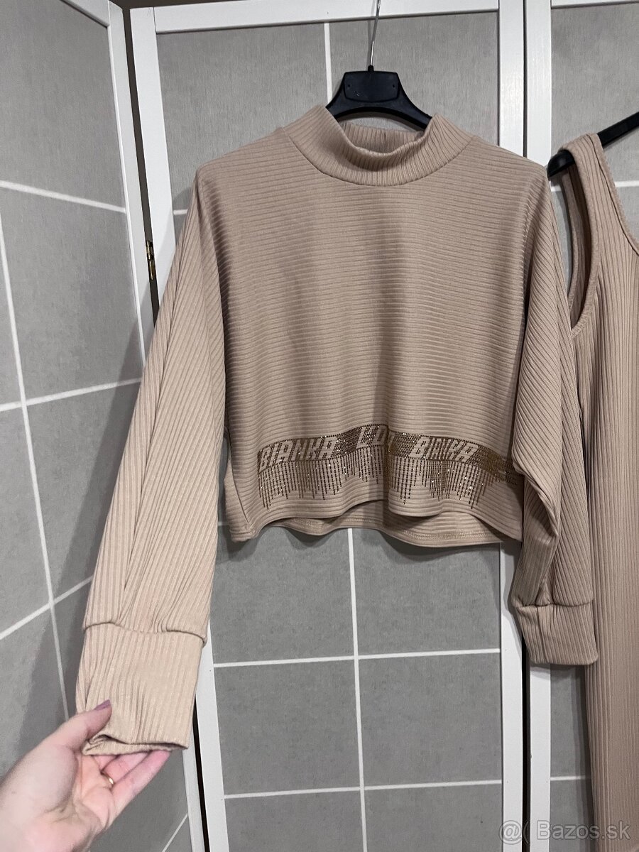 Damska béžová súprava - 4