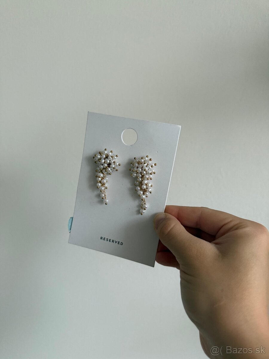Elegantné perlové náušnice RESERVED - 4