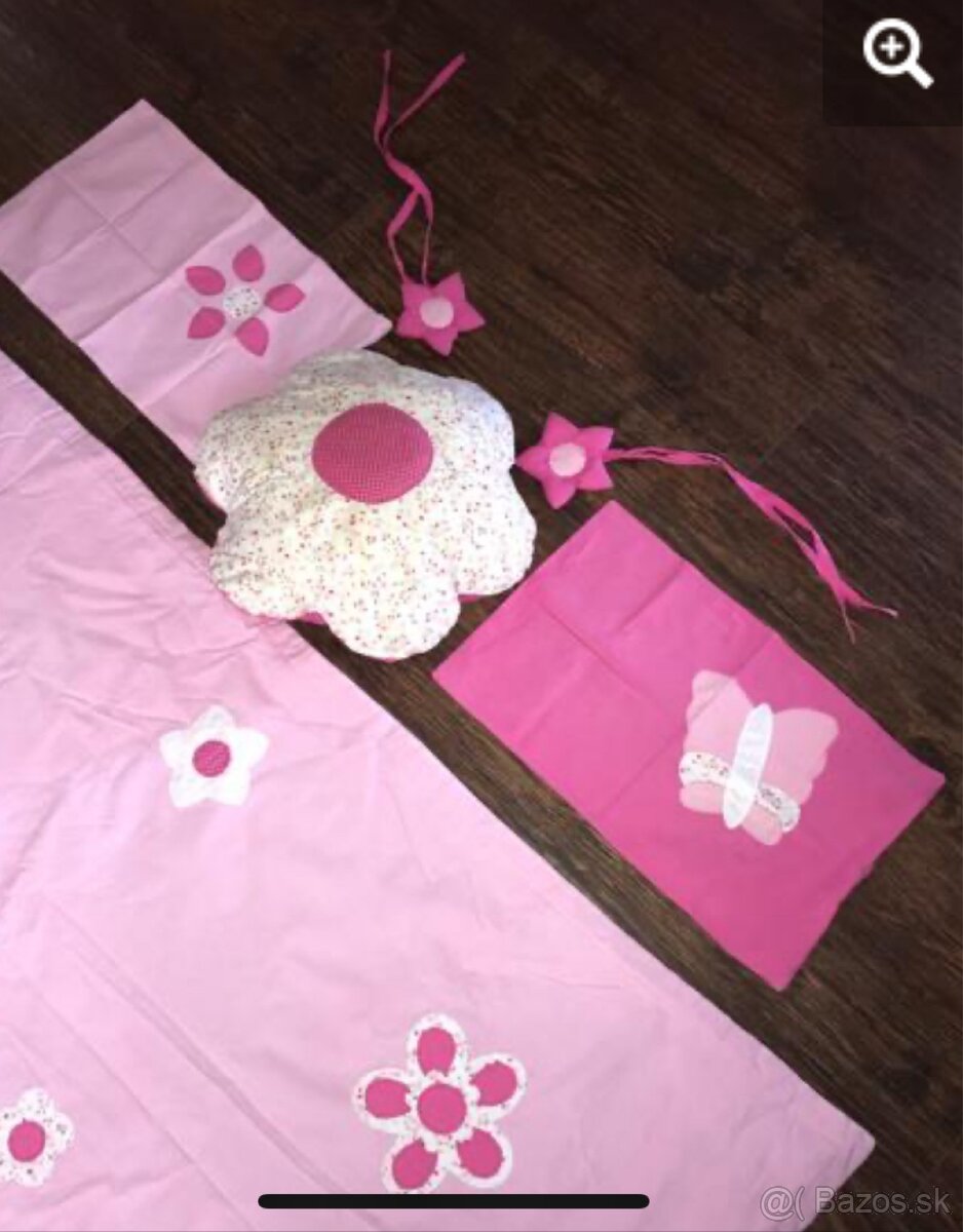 Ružový prehoz na posteľ pre dievčatko - 4