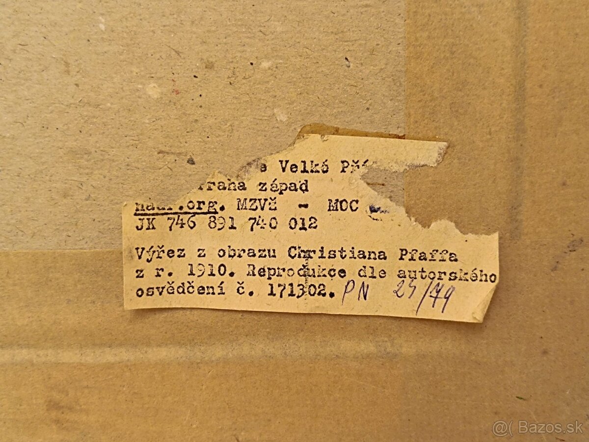 Obraz Šumava, olejomalba na plátně 26x33 - 4