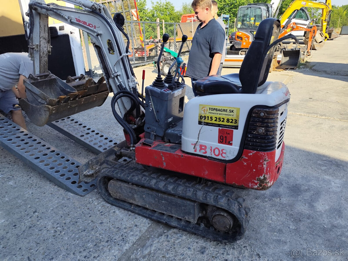 Minibager Takeuchi 900kg. Rozsirovaci - 4