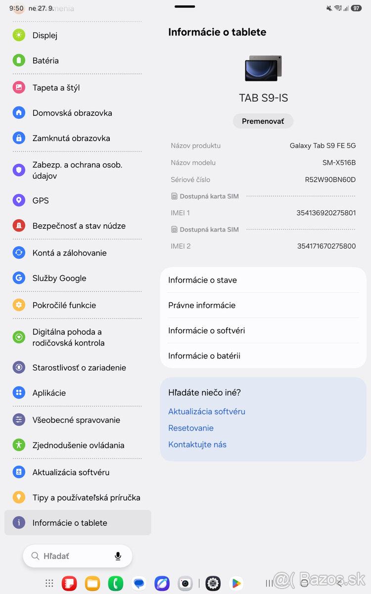 Samsung GalaxyTab S9FE 5G - 4