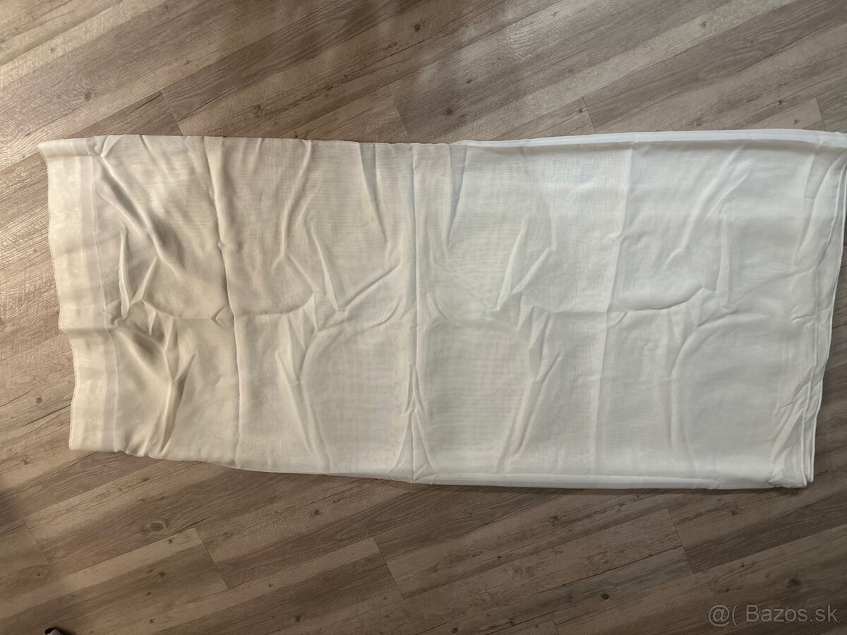 Zavesy / zaclony - svetle kremove zavesy - 4