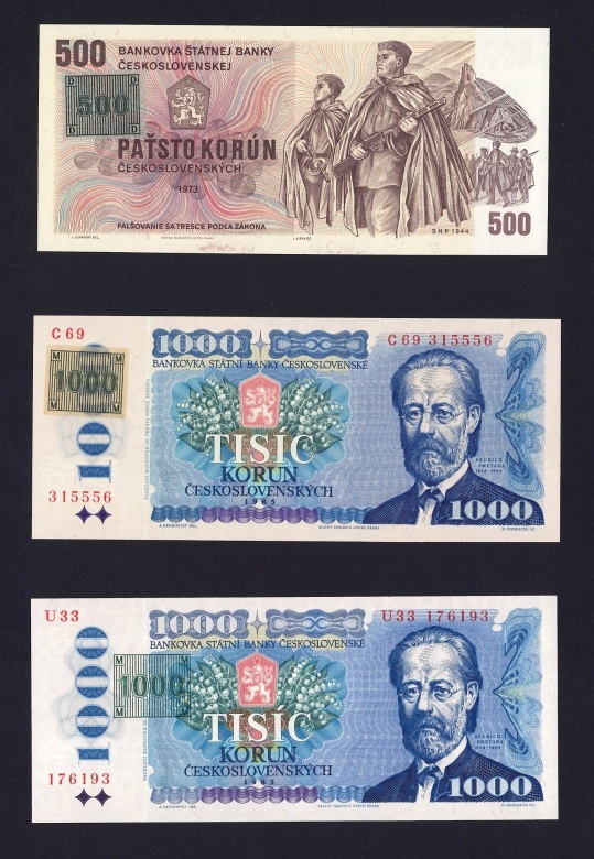 Bankovky - SR a ČR kolkované (1993) - 4