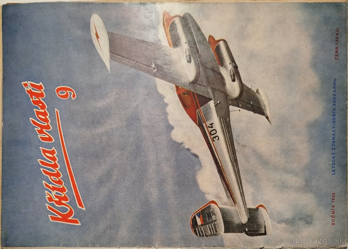 Časopisy Křídla vlasti, ročník 1958 - 4