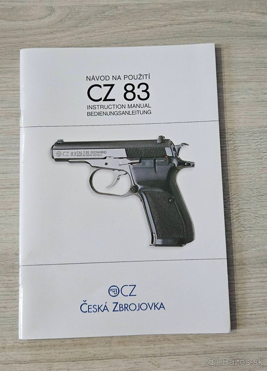 CZ 83, kal. 7,65 Browning - 4