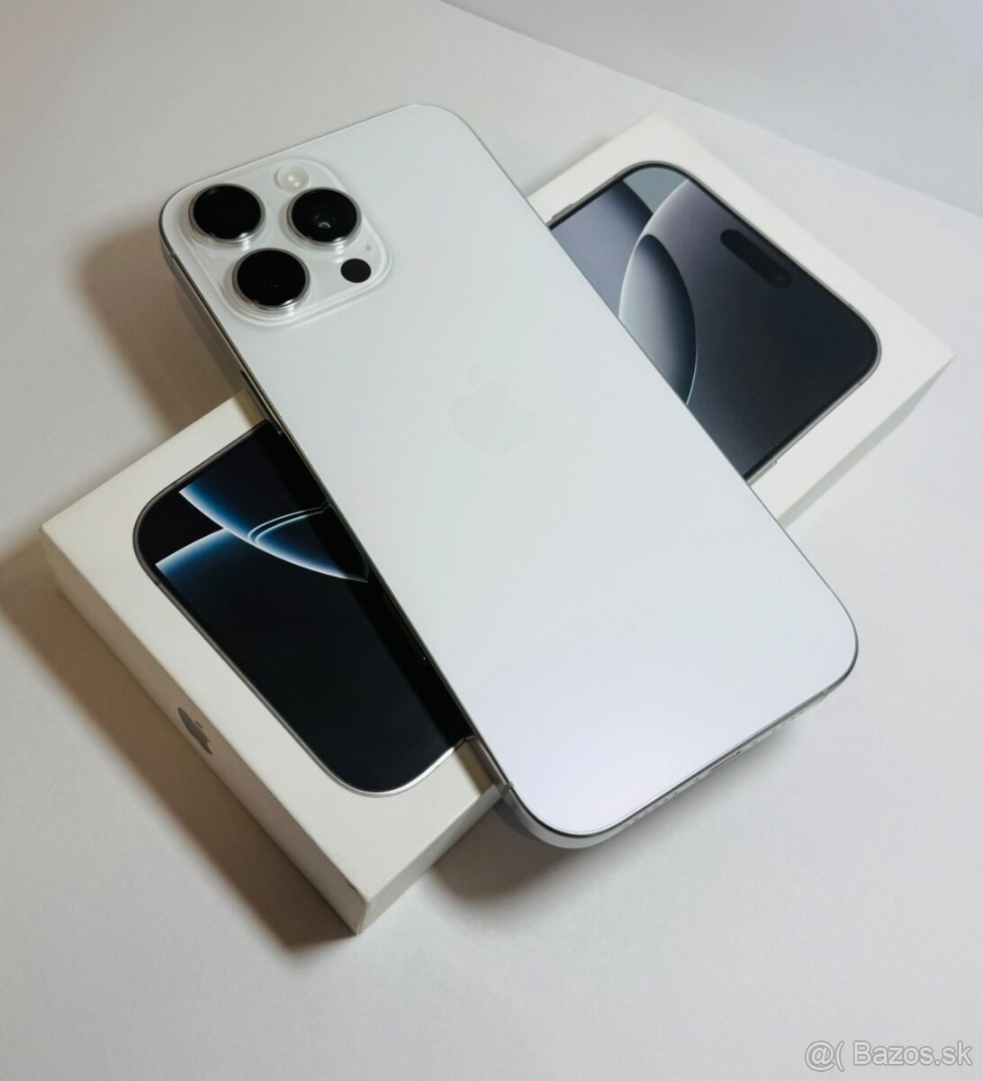 Apple iPhone 16 Pro Max 256 GB –biely titán - 4
