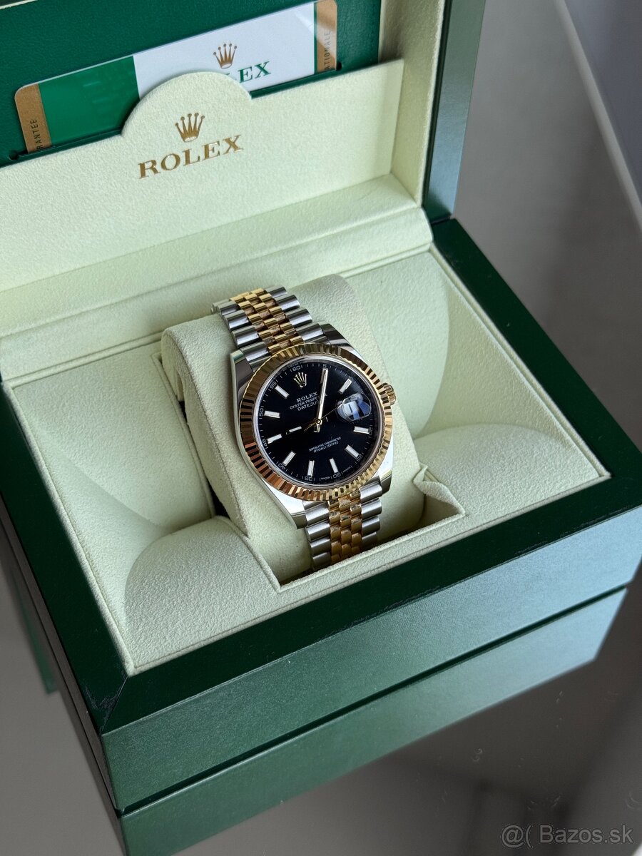 Hodinky Rolex DateJust 41 Full set box, Top stav Zlato/Ocel - 4