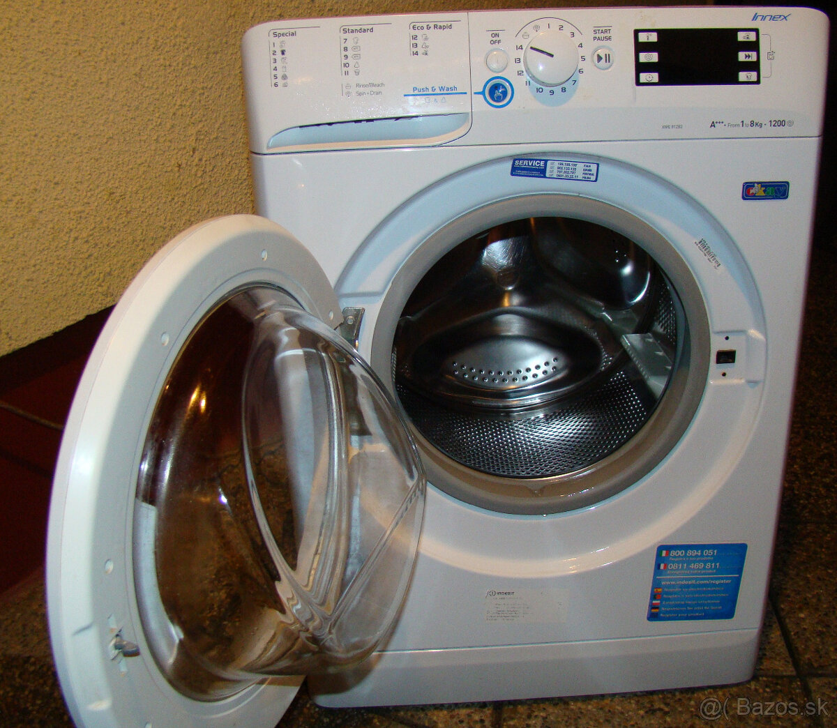 Automatická práčka INDESIT na 8 kg A+++ - 4