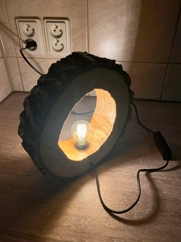 Drevená lampa - 4