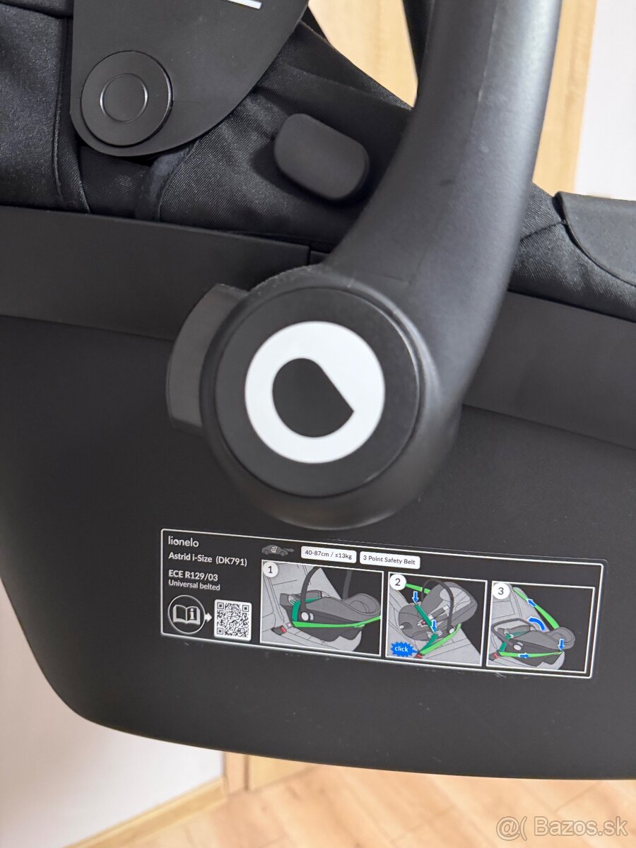 Autosedačka (vajíčko) Lionelo astrid i-size+ Isofix - 4
