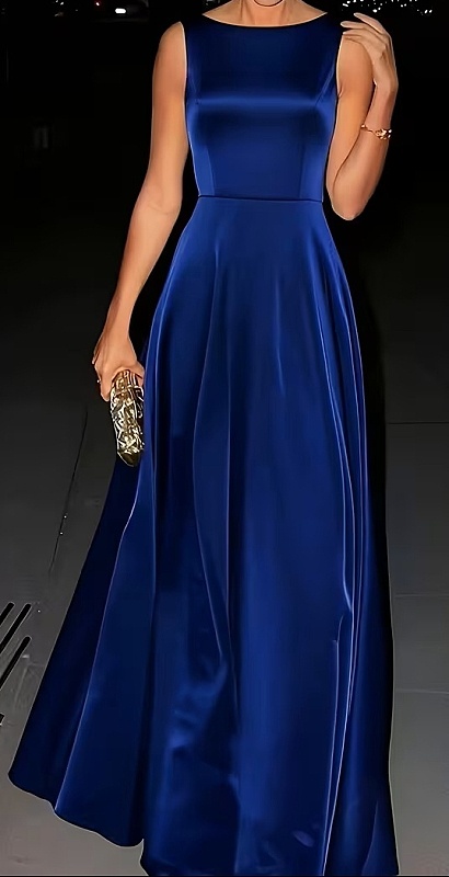 elegantné modré S - 4