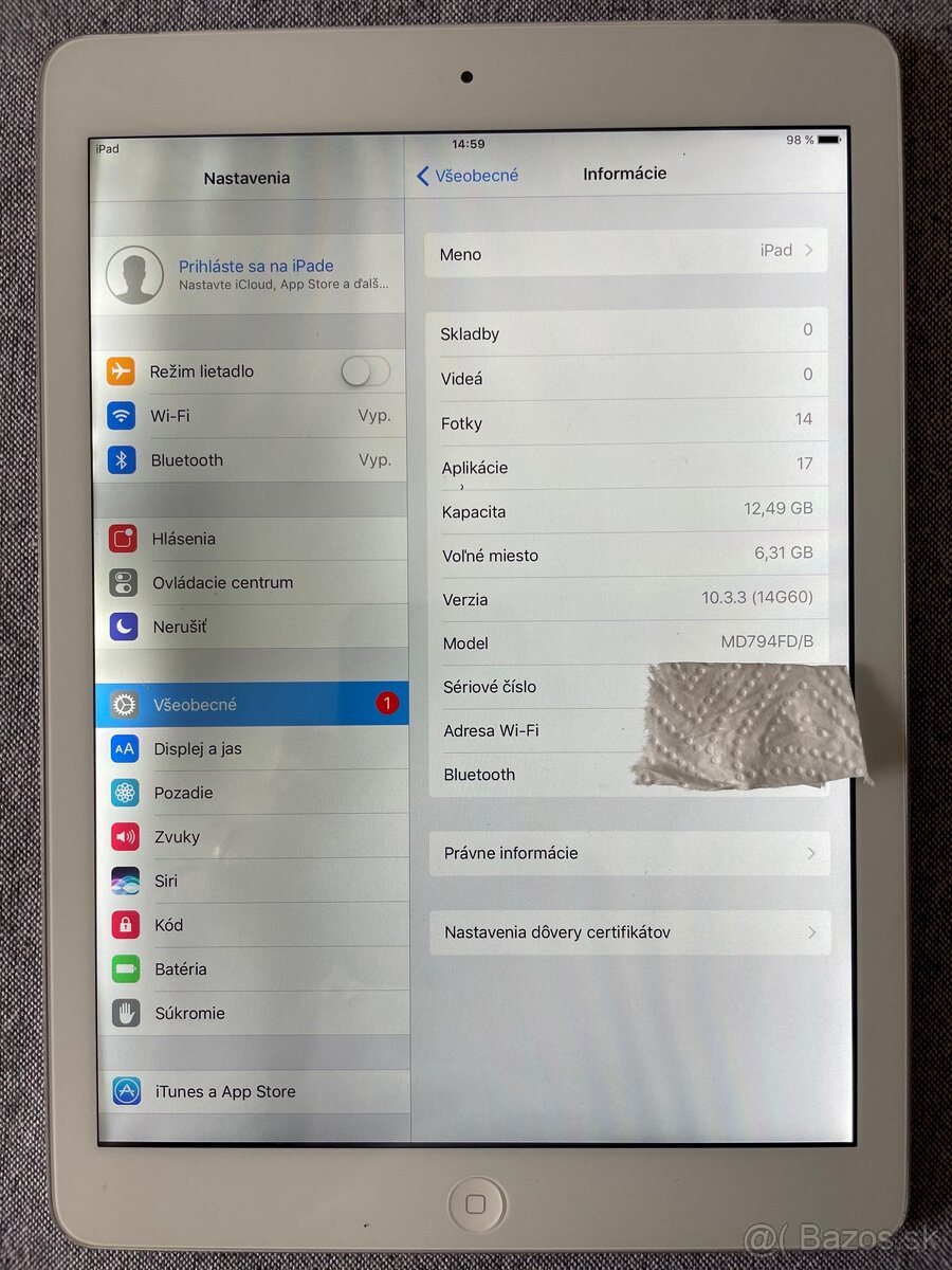 iPad Air 1st gen 16GB iOS 10.3.3 - 4