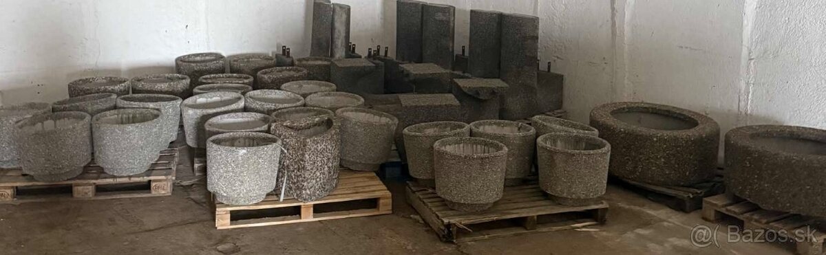 Betónový kvetináč - 4