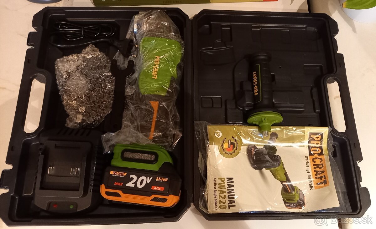 Predám akumulátorová uhlová brúska - 4