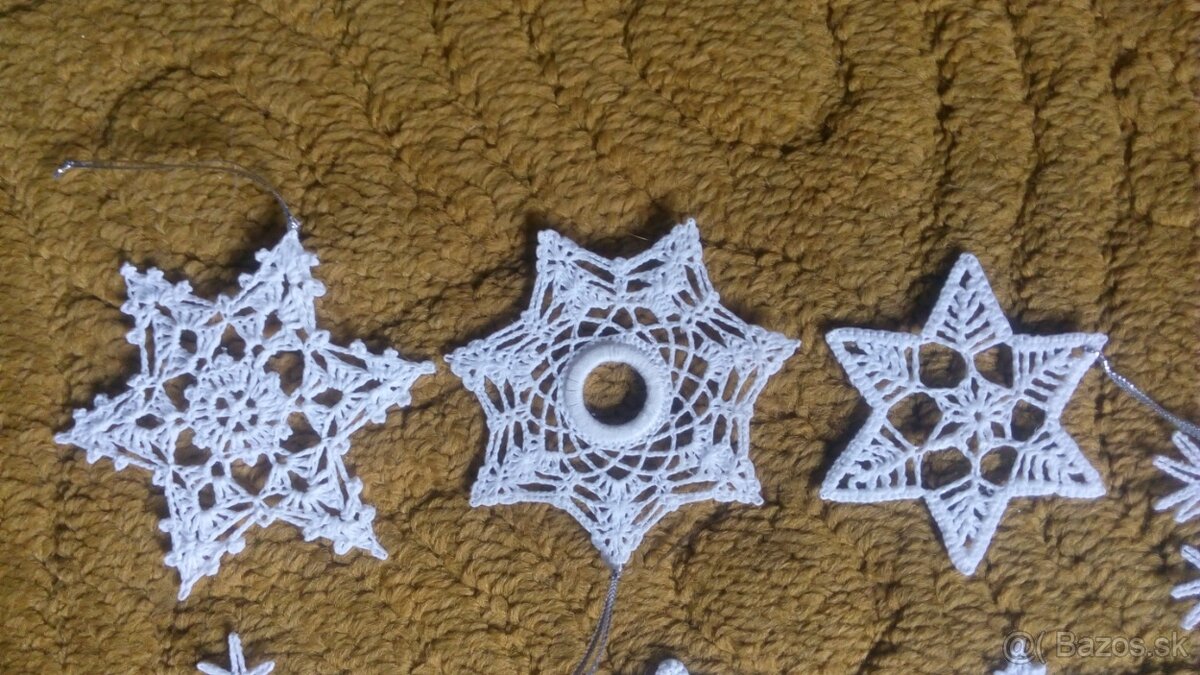 ponukam hačkované vianočne doplnky - 4