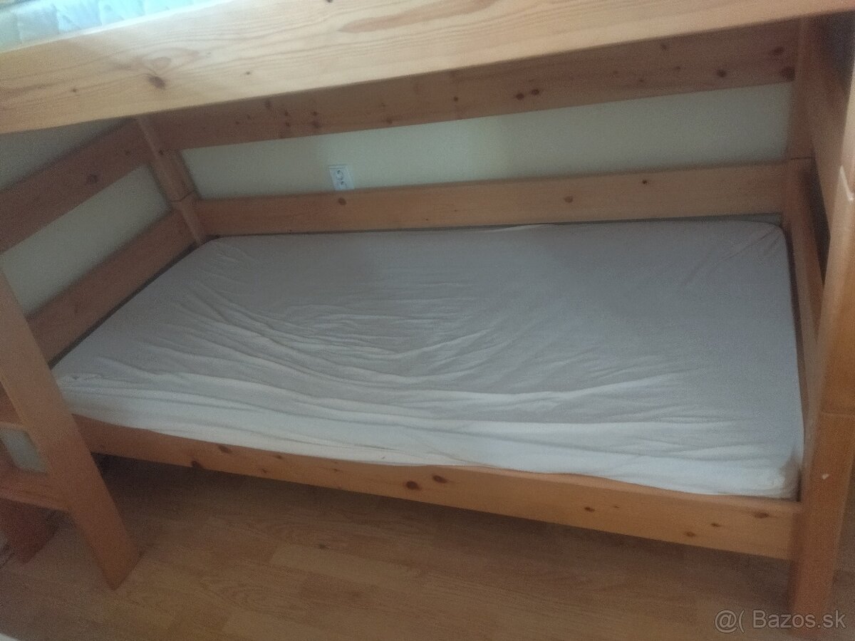 Drevená poschodová posteľ - 4