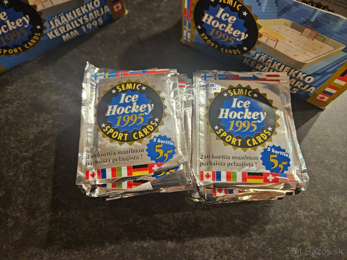 Hokejové kartičky balíčky SEMIC 95 - 4