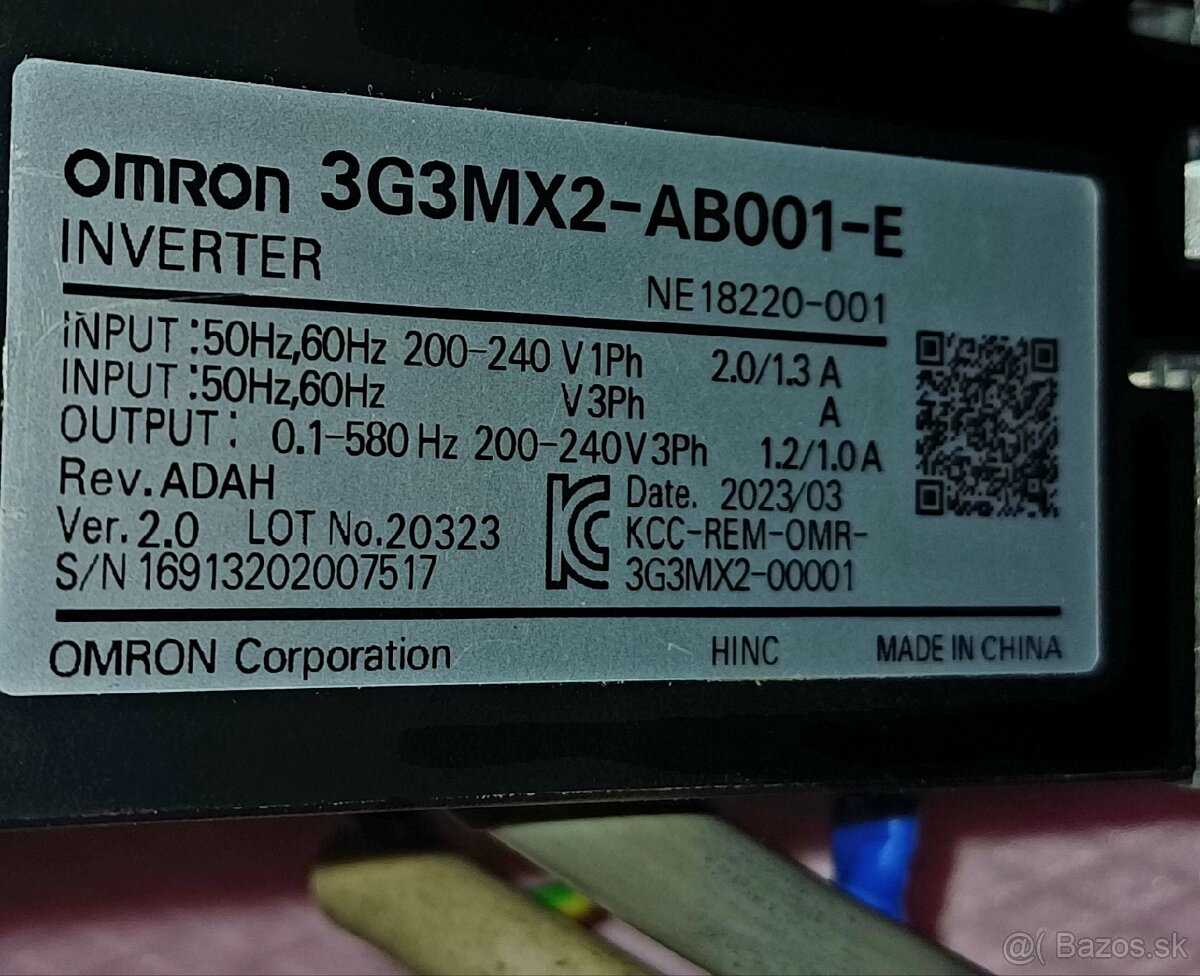 Motor + frekvenčný menič - 4