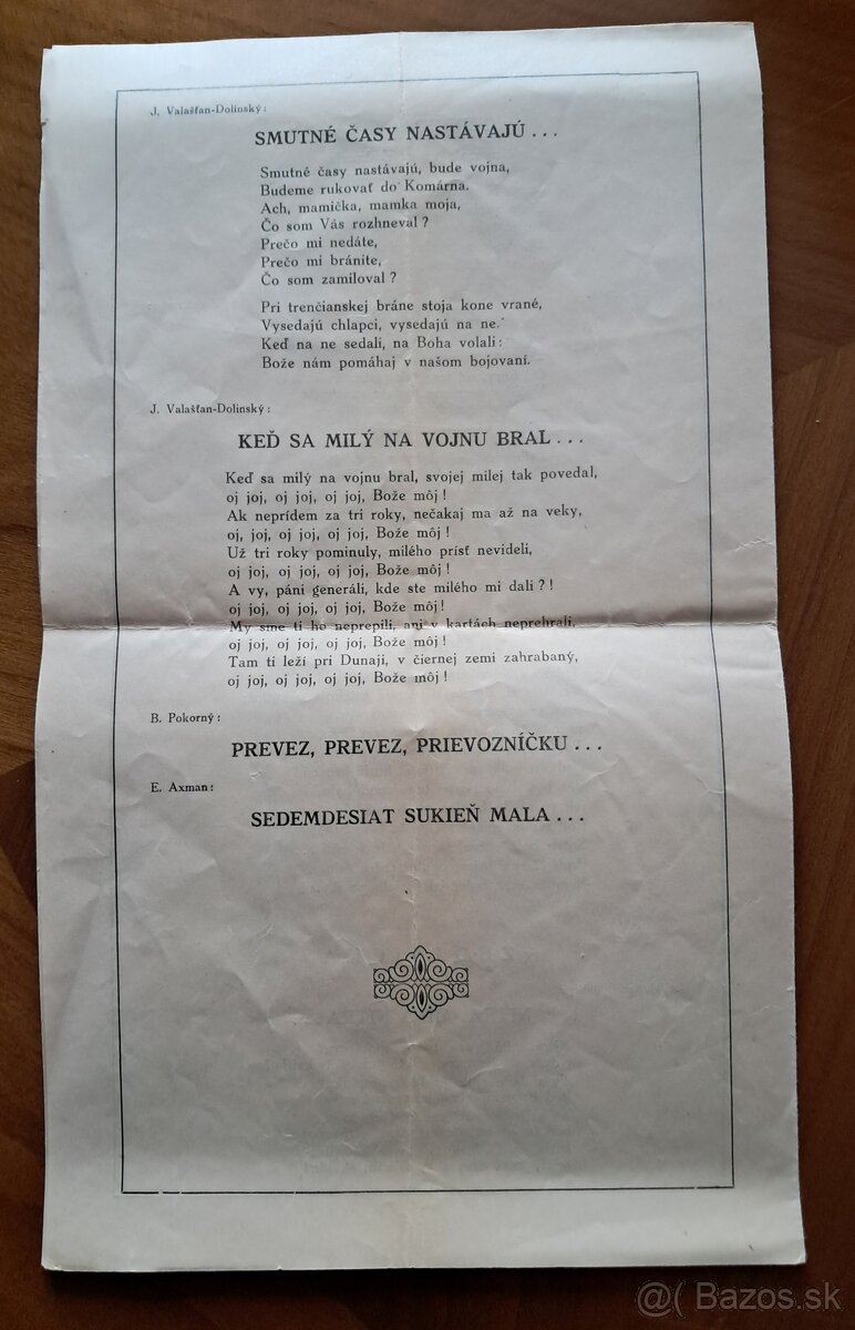 Starý dokument Brezno 1934 - 4