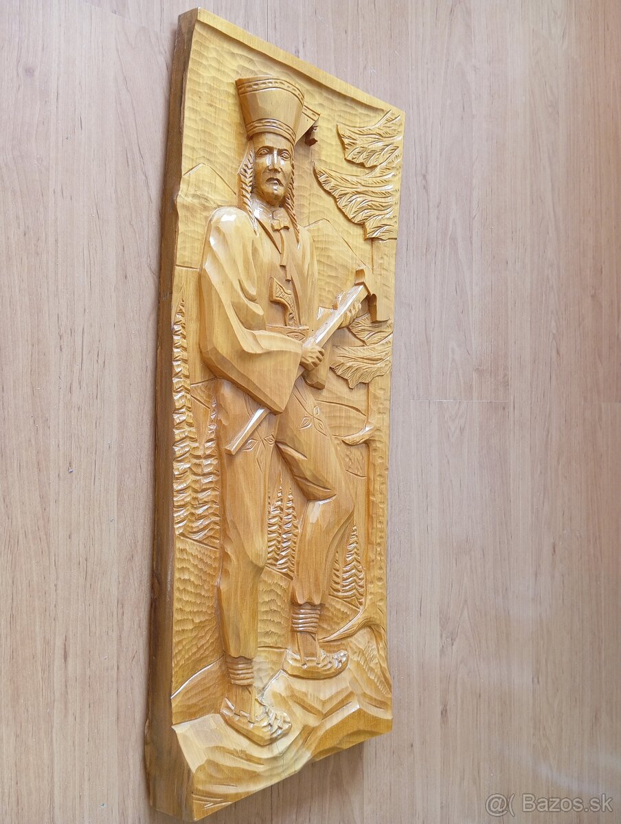 Predám vyrezávaný obraz Jánošíka - 4