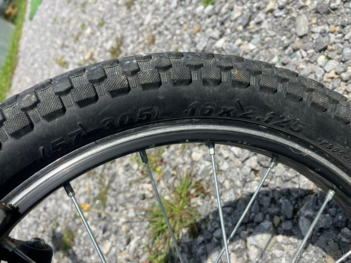 Detský bicykel 16" aj prilbu - 4