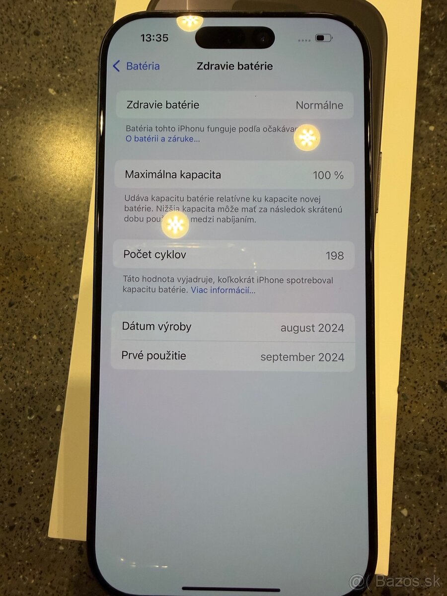 iPhone 16 pro 256gb BLACK TOP STAV - 4