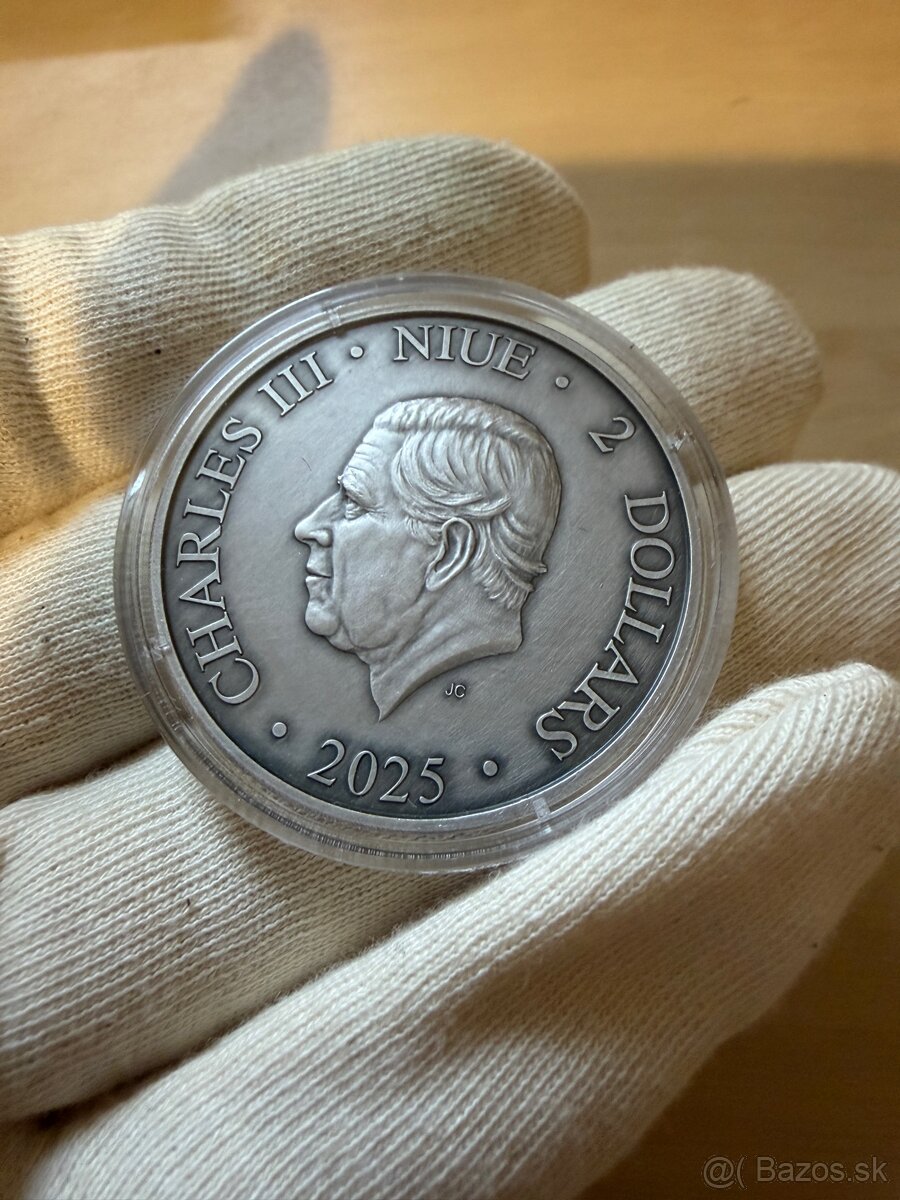 2 Dollars 2025 Niue BU , Bitka pri Little Bighorn(1876) - 4